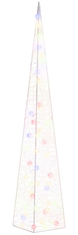 vidaXL LED-Leuchtkegel Acryl Deko Mehrfarbig 120 cm 328966 Bild 1