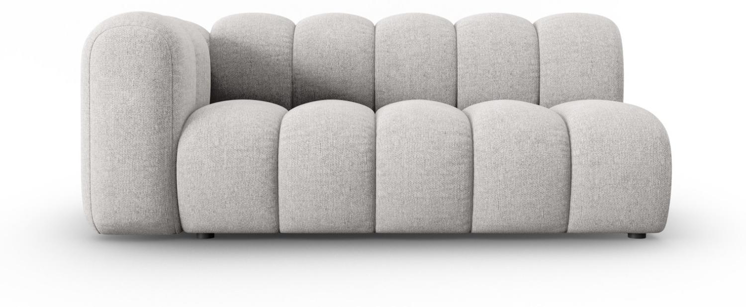 Micadoni Modulares Sofa Lupine 3-Sitzer Links Chenille Hellgrau Bild 1