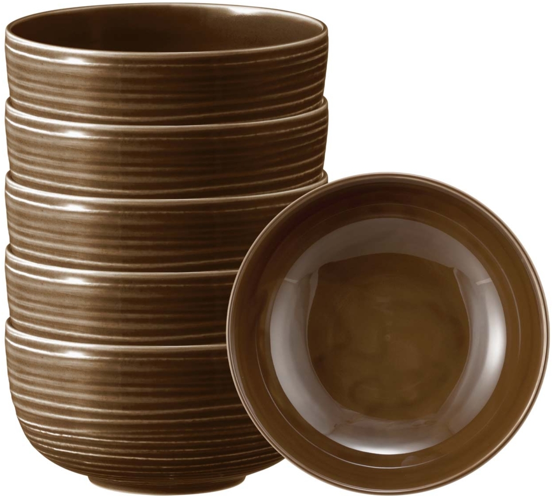 Seltmann Weiden Terra Foodbowl ø 17,7 cm erdbraun 6er Set Bild 1