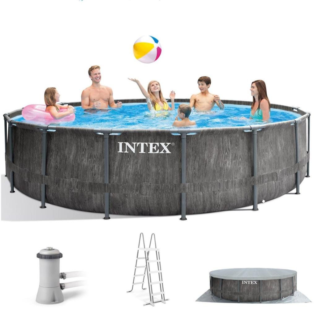 INTEX Greywood Prism Frame Pool 457x122 26742 Bild 1