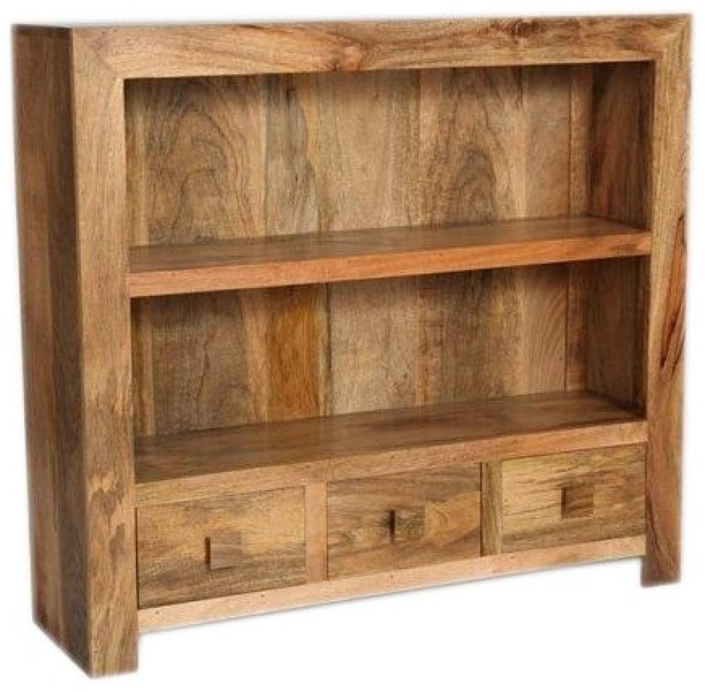 Bücherregal Hina 100 x 120 x 35 aus Mangoholz Bild 1