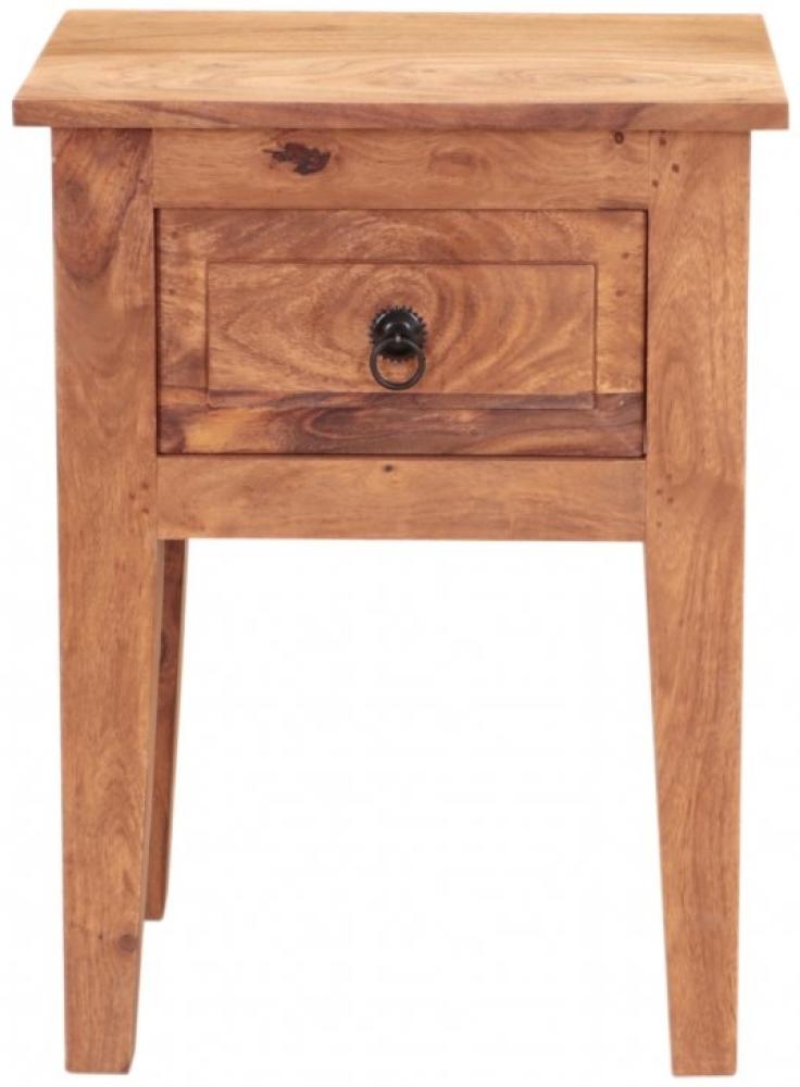 Beistelltisch Jali 45x60x35 aus indischem Sheesham-Massivholz Bild 1