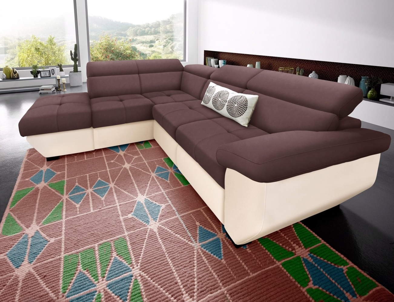 COTTA Ecksofa Speedway L-Form, mit Kopfteilverstellung, wahlweise mit Bettfunktion & Bettkasten Bild 1