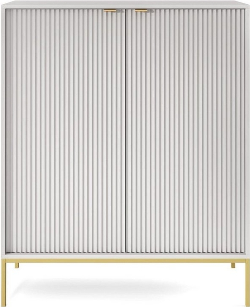 MOEBLO Kommode Light K104 (Zweitürige Kommode Elegante für Ihr Wohnzimmer), (HxBxT):83 x 104 x 39 cm Bild 1