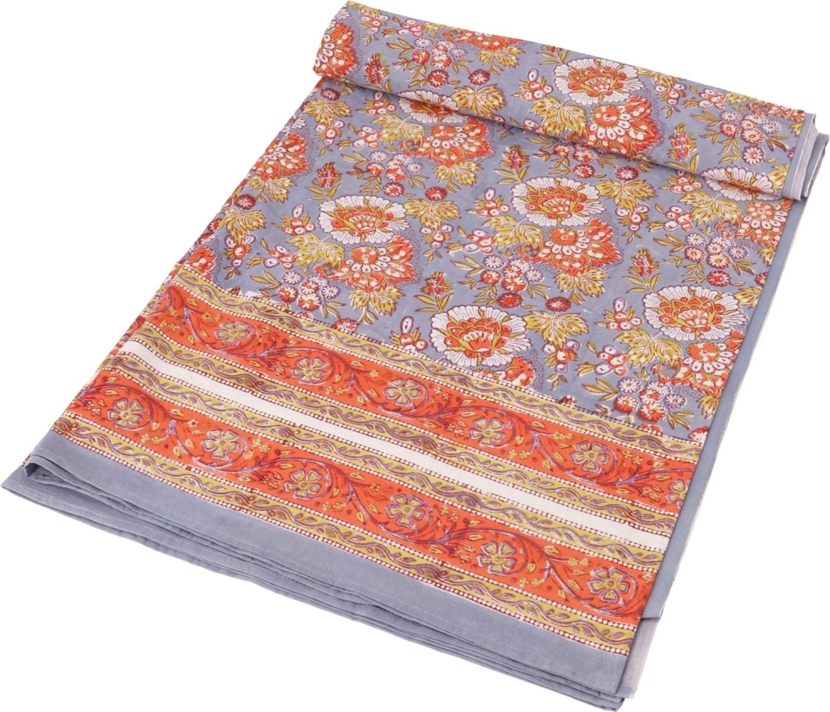 Guru-Shop Tagesdecke Blockdruck Tagesdecke, Bett & Sofaüberwurf,.. Bild 1