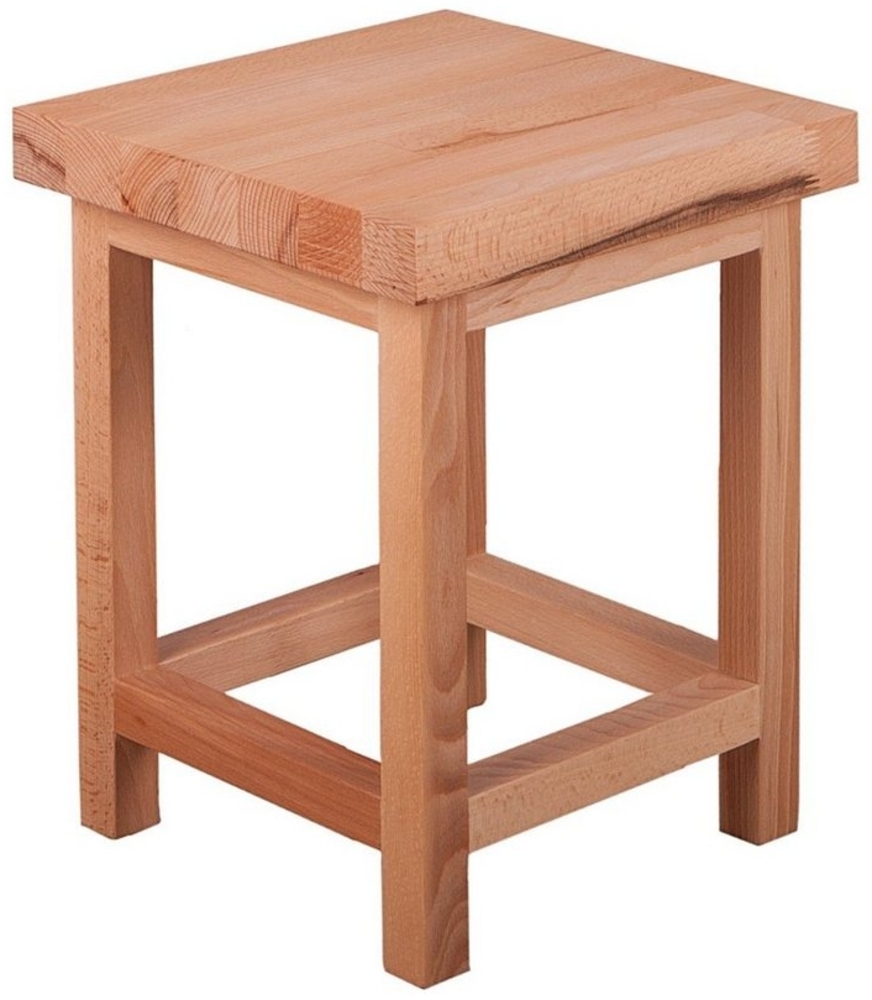 Garden Pleasure Universalhocker MARCO 3 Buche Schemel Beistelltisch Fusshocker Bild 1