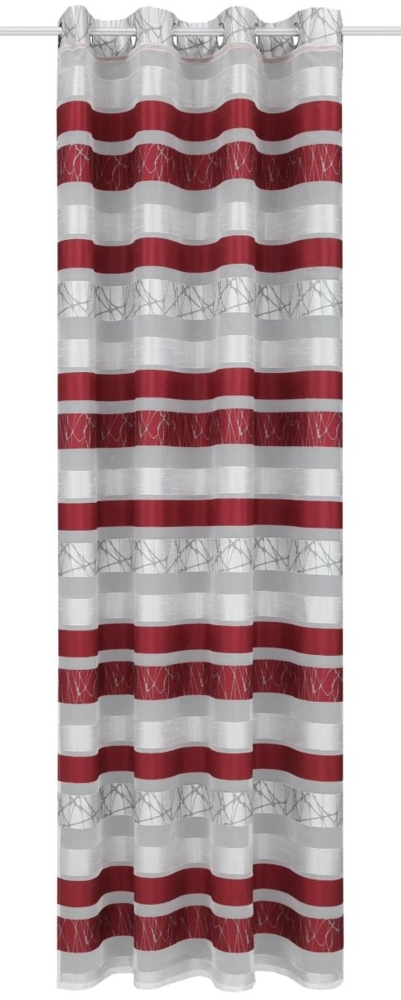 Neusser Collection Ösenschal Struktur Elsemarie rot, 135x235 cm Bild 1