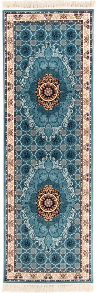 Morgenland Orientteppich - Ahmir - läufer - 200x100 - Blau Bild 1