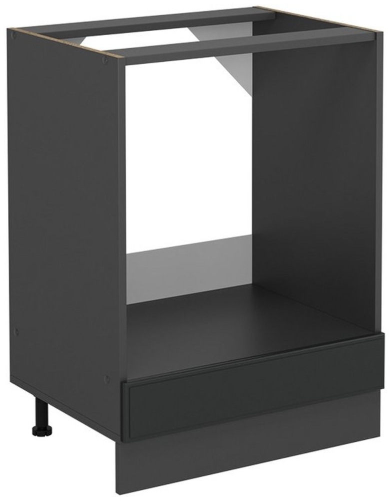 Vicco Herdumbauschrank Anthrazit Landhaus 60 cm ohne Arbeitsplatte, R-Line Bild 1
