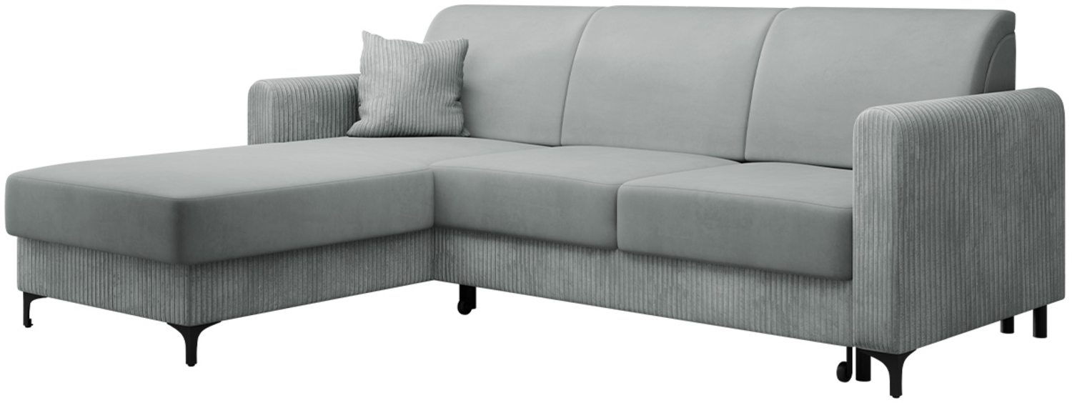 Ecksofa Segulo Cord (Farbe: Poso 55 + Paros 05 + Poso 55) Bild 1