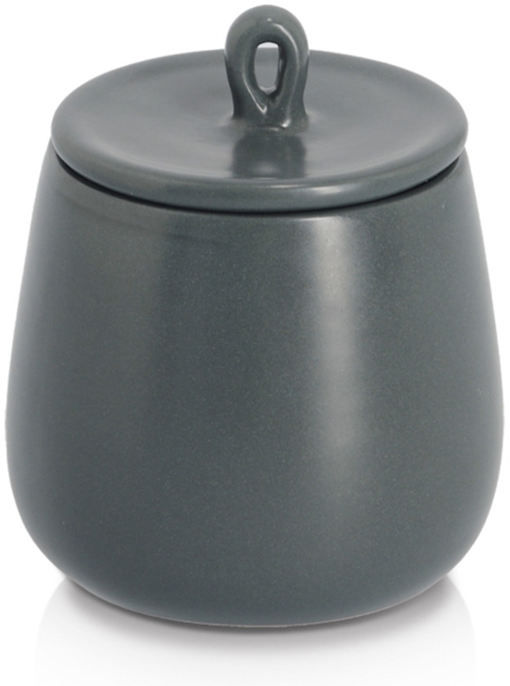 ZELLER 19393 Gewürzdose 220 ml aus Keramik, schwarz Bild 1