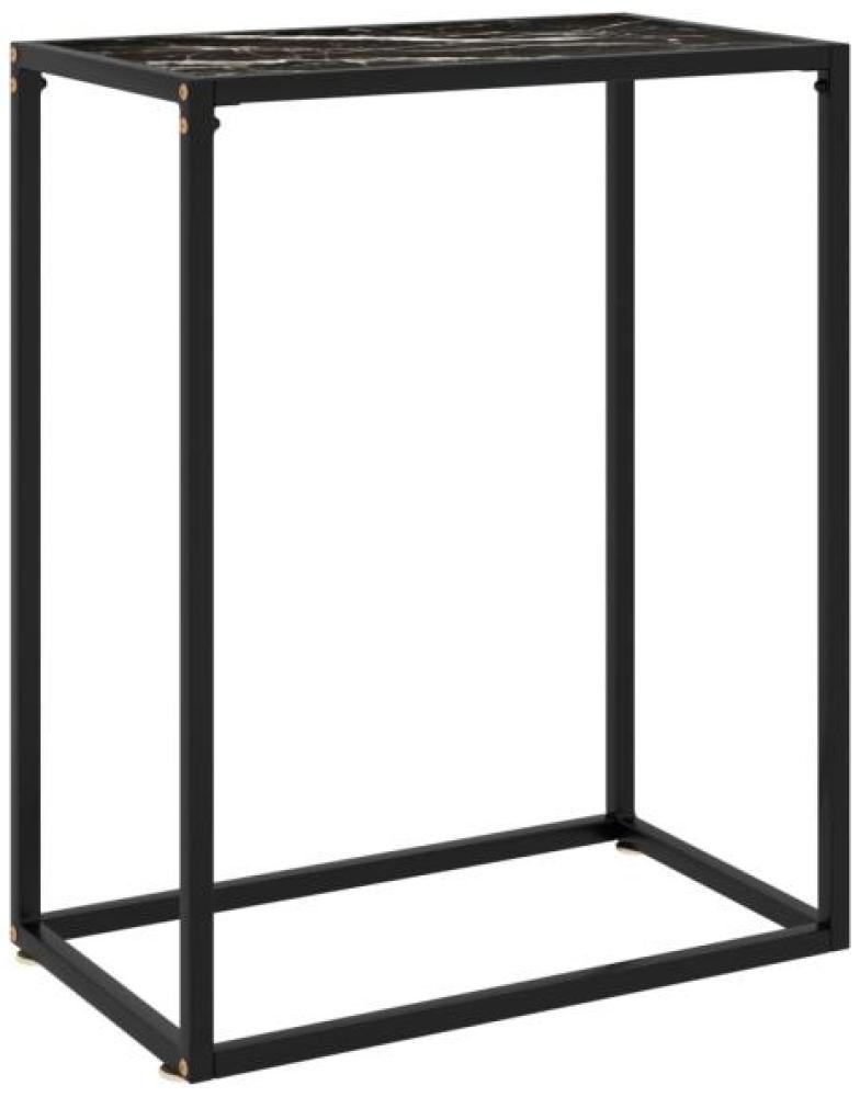 vidaXL Konsolentisch Schwarz 60x35x75 cm Hartglas [322806] Bild 1