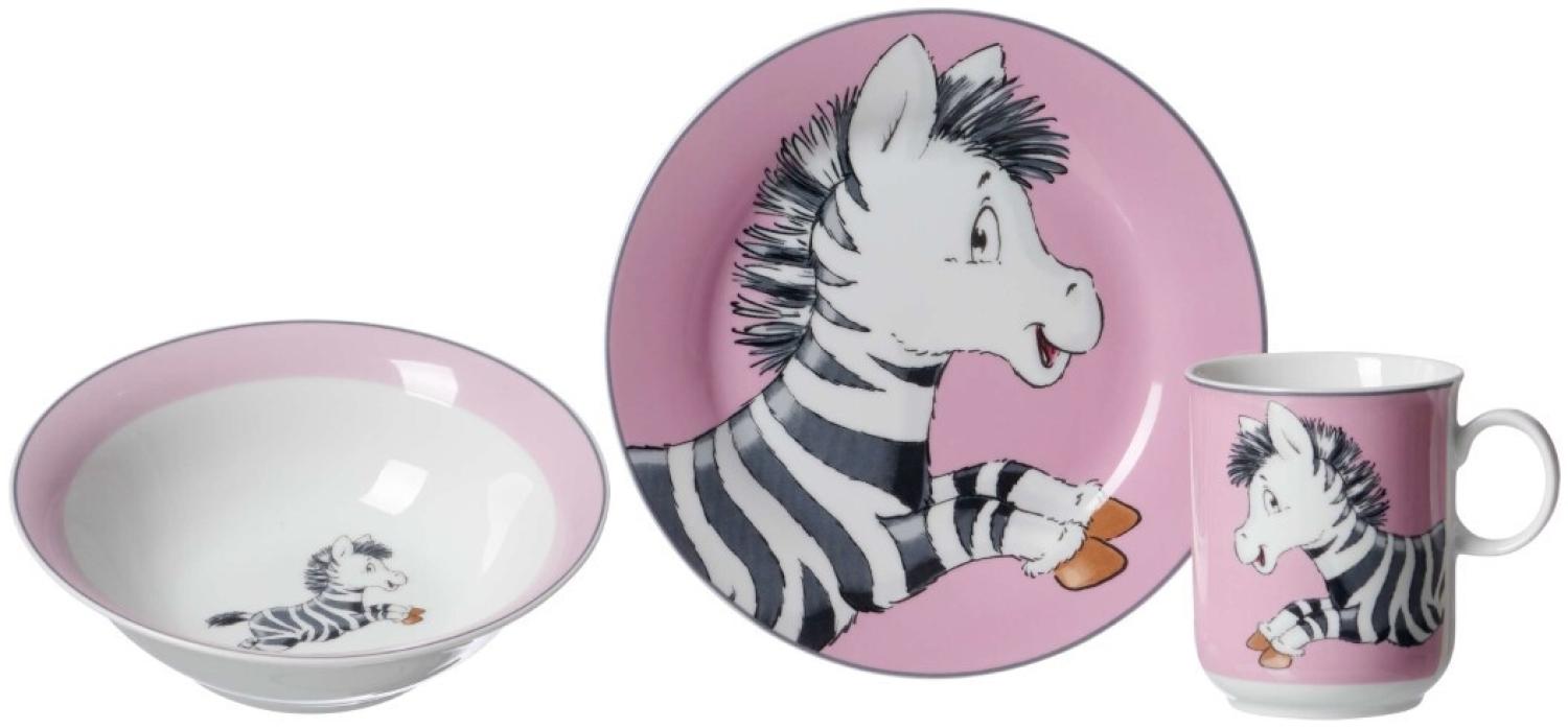 Ritzenhoff & Breker HAPPY ZOO Zebrakind Zoe Kindergeschirr Set 3-teilig Bild 1