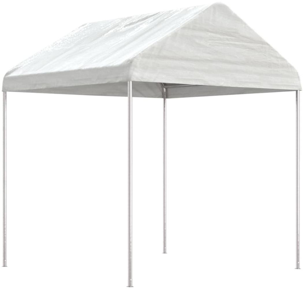 vidaXL Pavillon mit Dach Weiß 15,61x2,28x2,69 m Polyethylen 3155507 Bild 1