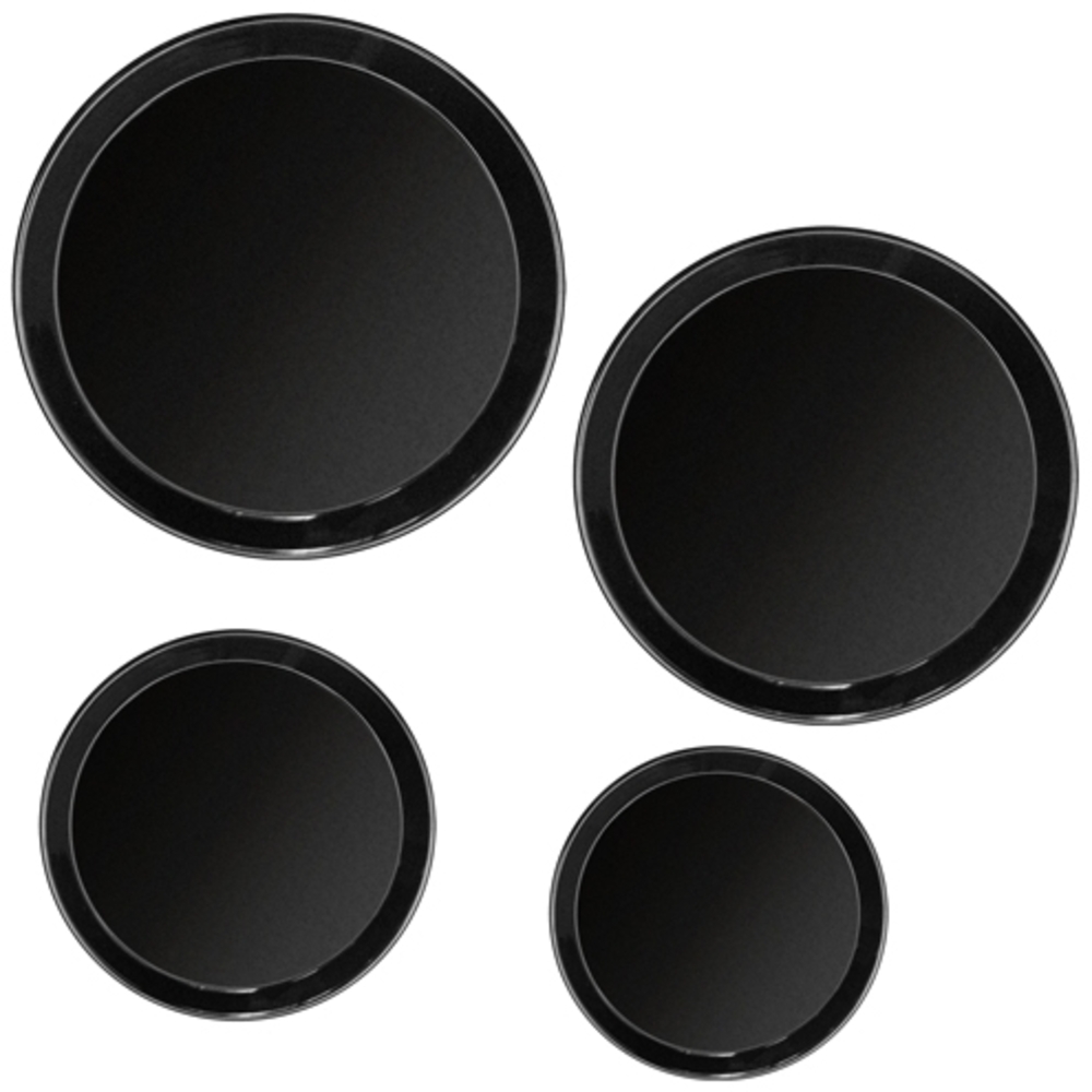 Back- und Pizzablech Ø 24 cm aus emailliertem Stahl von GSD-Haushaltsgeräte / Pizzablech / Pizzaform / Kuchenform / Form / Emailleform Bild 1