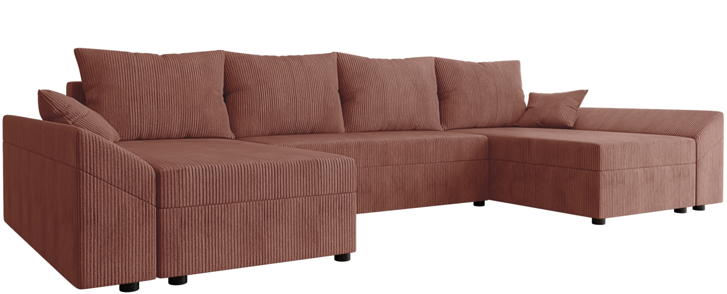 Ecksofa Chione U Cord (Farbe: Poso 29) Bild 1