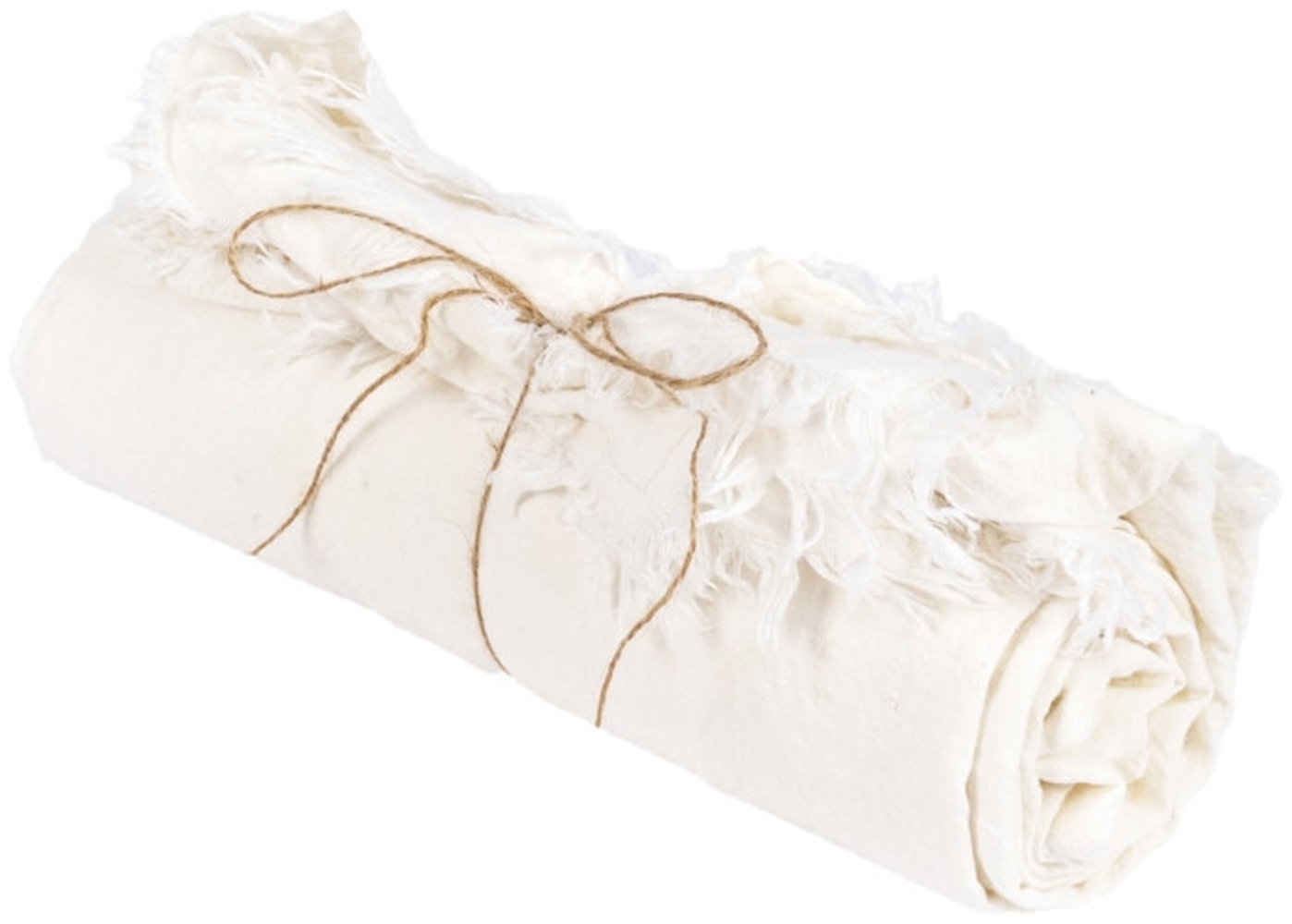 Das Leinen Tischtuch - Weiss - 150x200 - Weiß - 150x200x1cm Bild 1