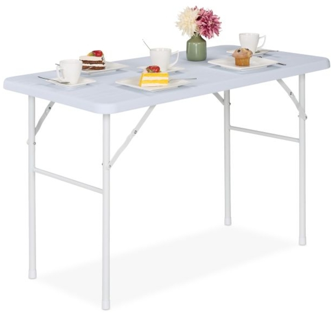 Klappbarer Gartentisch Holzoptik 10049570 Bild 1