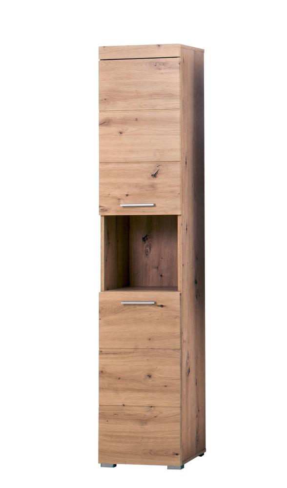 Trendteam 'Amanda' Hochschrank, Holz, Eiche, 190 x 31 x 37 cm Bild 1