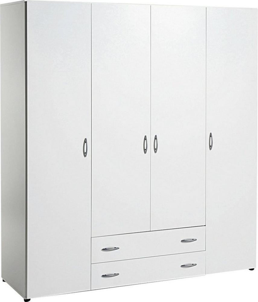 Schlafkontor Drehtürenschrank Base Kleiderschrank Joe Garderobe Hochschrank Wäscheschrank, Bega Schrank Schlafzimmer Bestseller in 3 Breiten und 2 Farben Bild 1