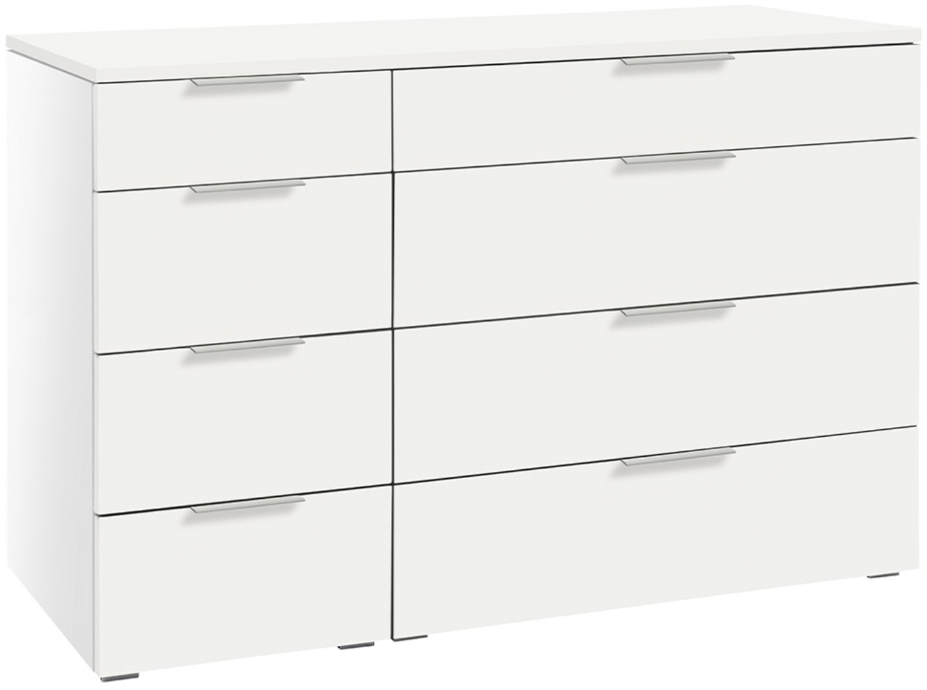 Hasena Kommode Cassino weiss Weiss zerlegt Bild 1