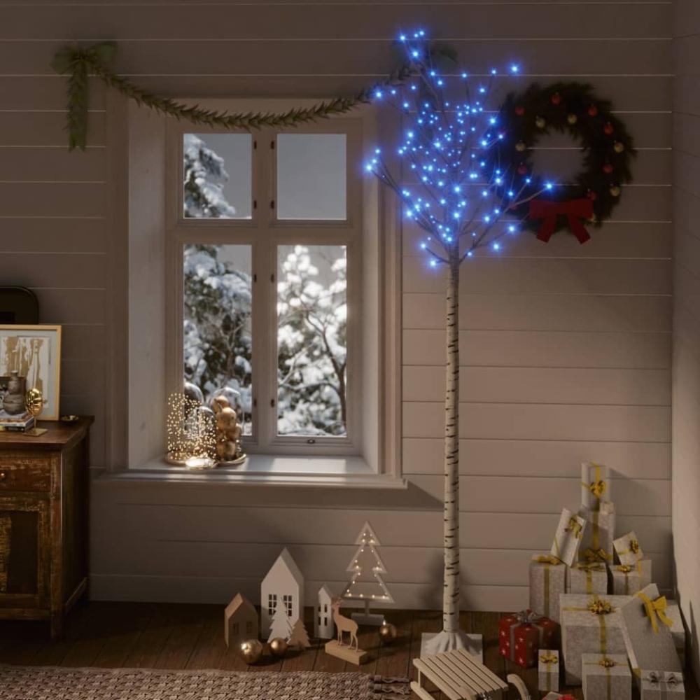 vidaXL Weihnachtsbaum 200 LEDs 2,2 m Blau Indoor Outdoor 328686 Bild 1