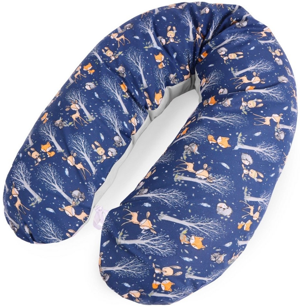Amilian Stillkissen XXL 170 cm - Schwangerschaftskissen & Seitenschläferkissen mit Bezug, - Lagerungskissen - Nursing Pillow - Pregnancy Pillow, mit Füllung, Schlafkissen für Seitenlage - Körperkissen Bild 1