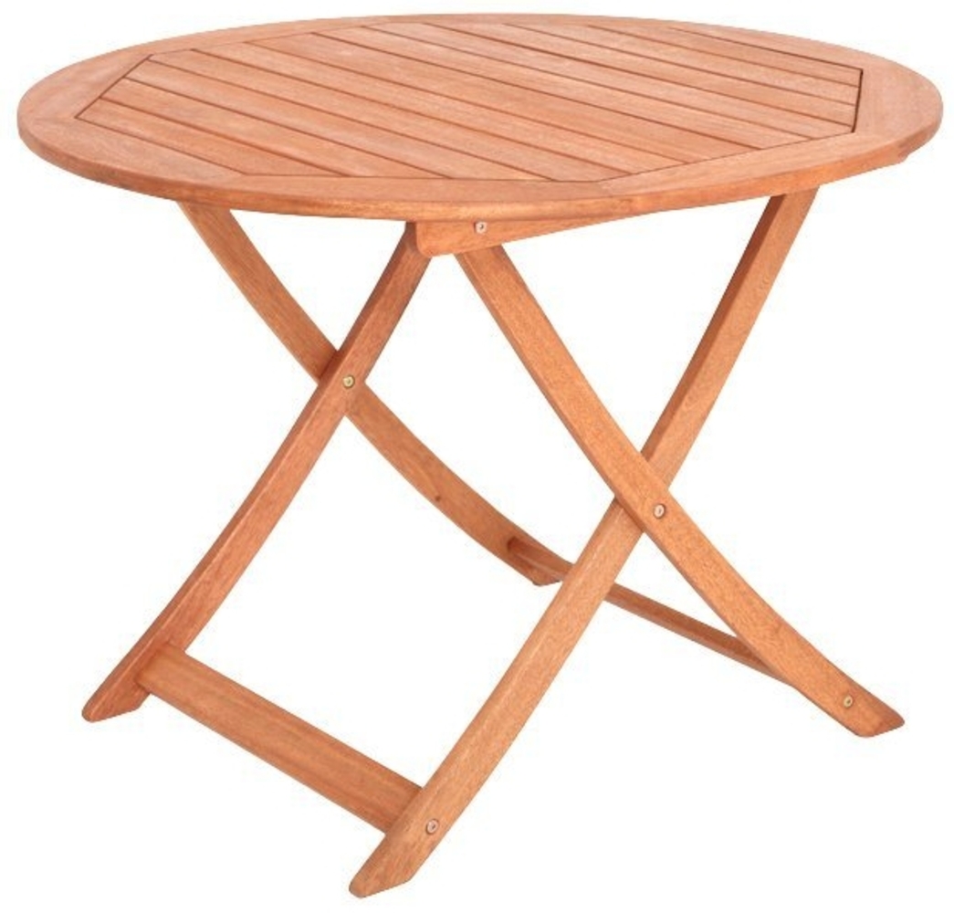 MERXX Gartentisch, Ø 100 cm, Höhe: 75 cm, klappbar Bild 1