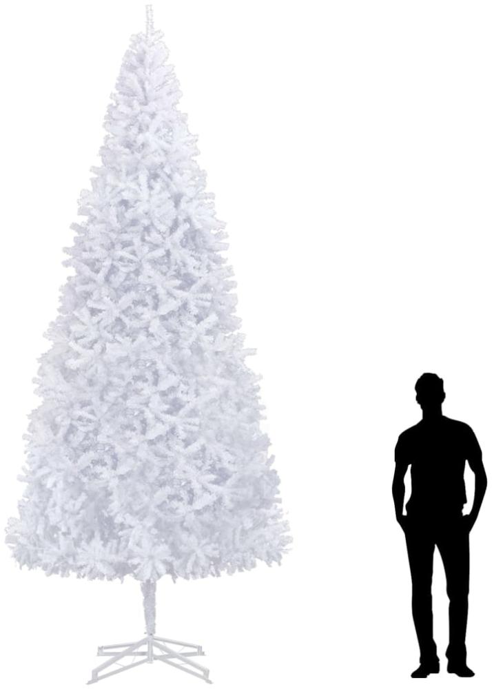 vidaXL Künstlicher Weihnachtsbaum 400 cm Weiß 284294 Bild 1