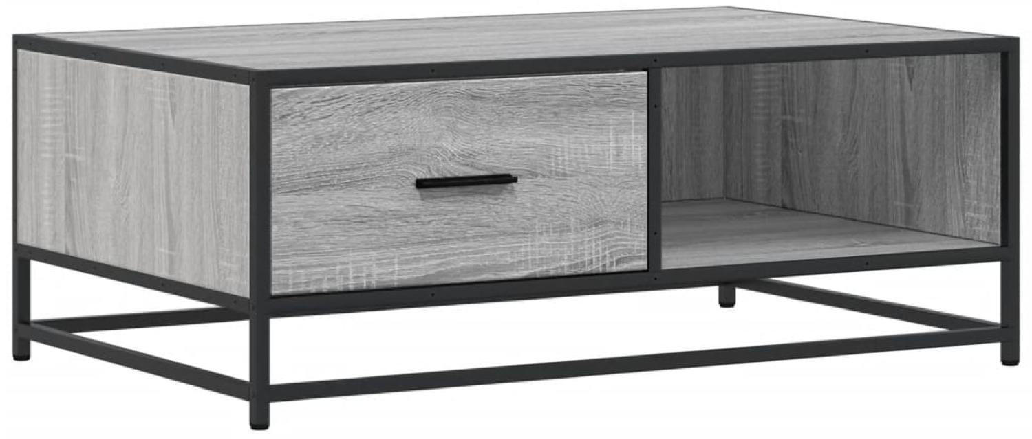 vidaXL Couchtisch Grau Sonoma 90x57x35 cm Holzwerkstoff und Metall 848757 Bild 1
