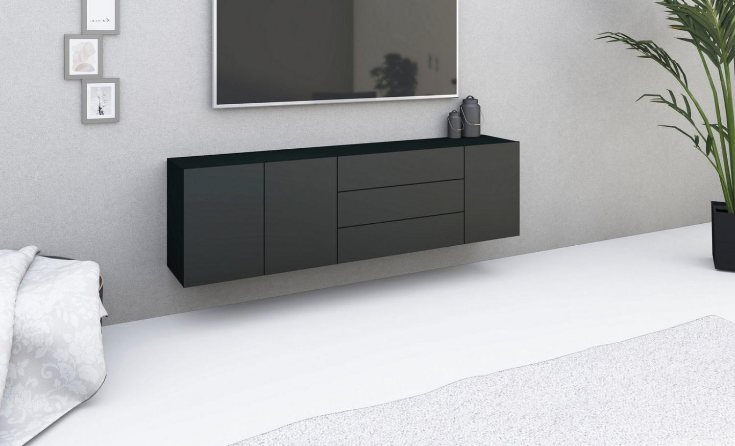 borchardt Möbel Sideboard Sophia, Breite 190 cm, hängend und stehend montierbar Bild 1