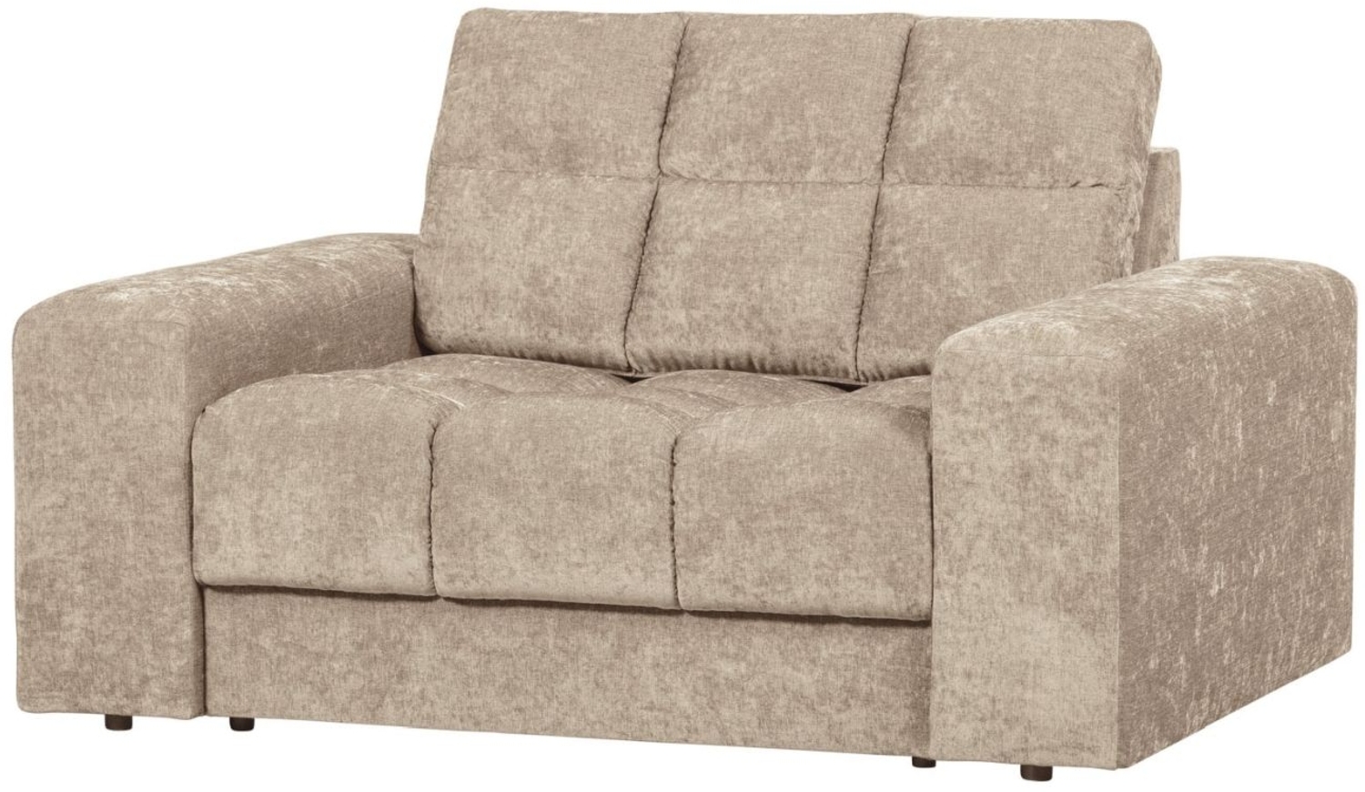 Loveseat Date aus Webstoff, Nougat Bild 1