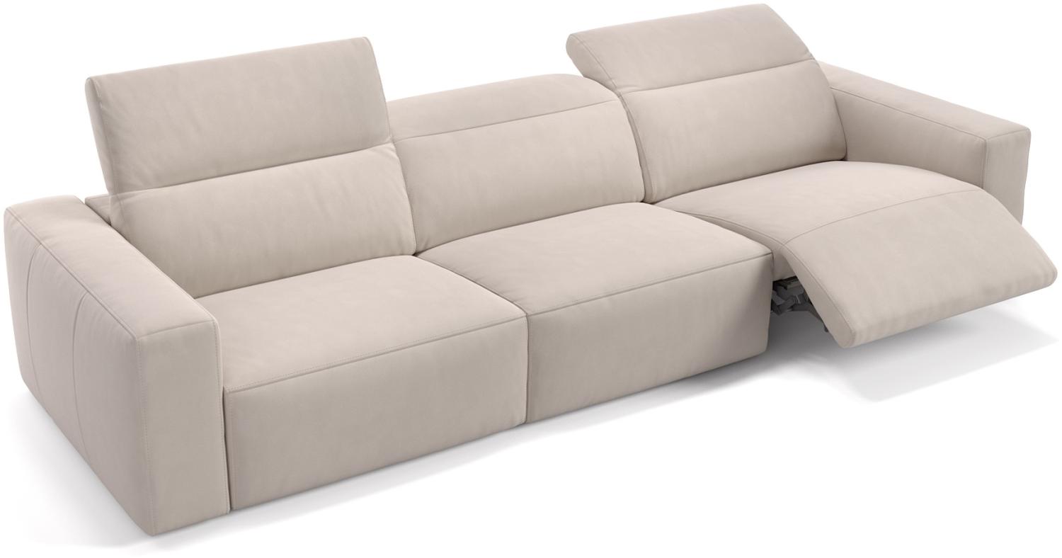 Sofanella Stoffsofa LENOLA Dreisitzer Stoffgarnitur XXL-Couch in Creme Bild 1