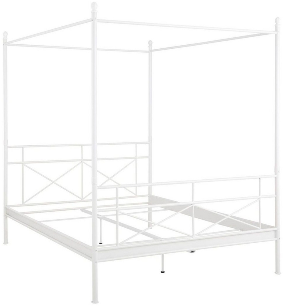 loft24 Himmelbett Tanja, Metallbett im Landhausstil, 160x200 cm Bild 1