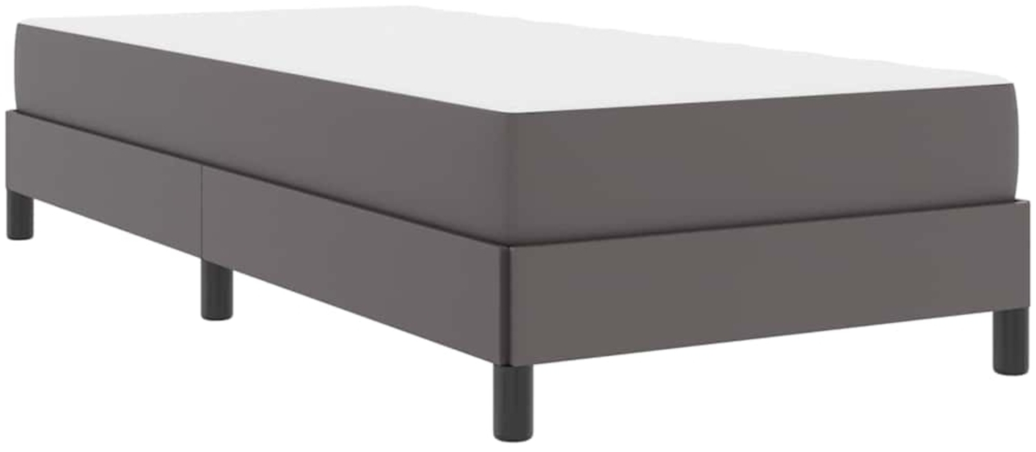 vidaXL Bettrahmen mit Matratze Grau 80 x 200 cm Stoff 3398601 Bild 1