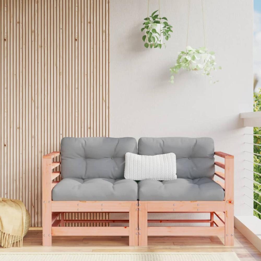 vidaXL Garten-Ecksofas 2 Stk. Massivholz Douglasie 825637 Bild 1