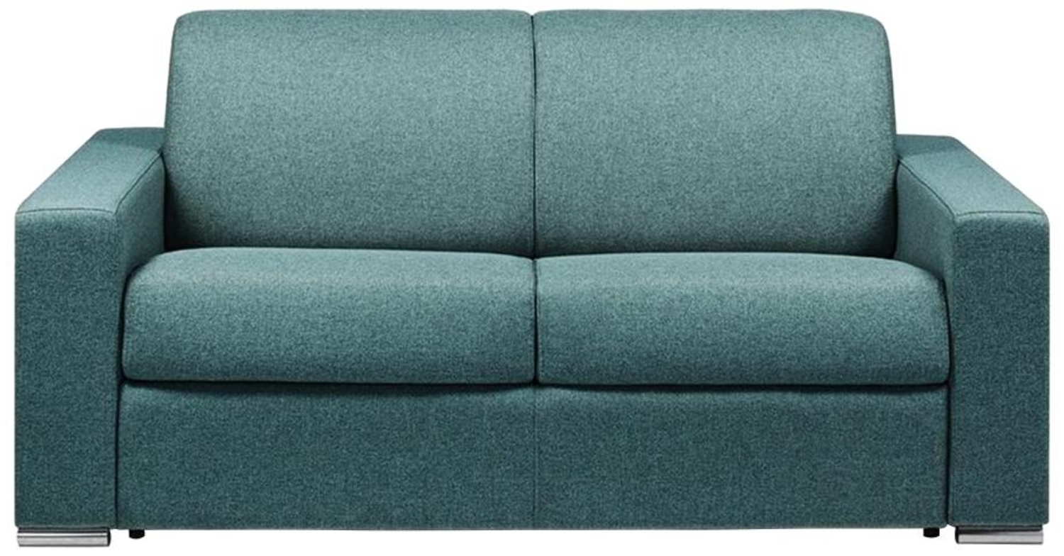 Vente-unique - Schlafsofa 2-Sitzer Stoff - Liegefläche: 120 cm - CALITO mit Memoryschaum Bild 1