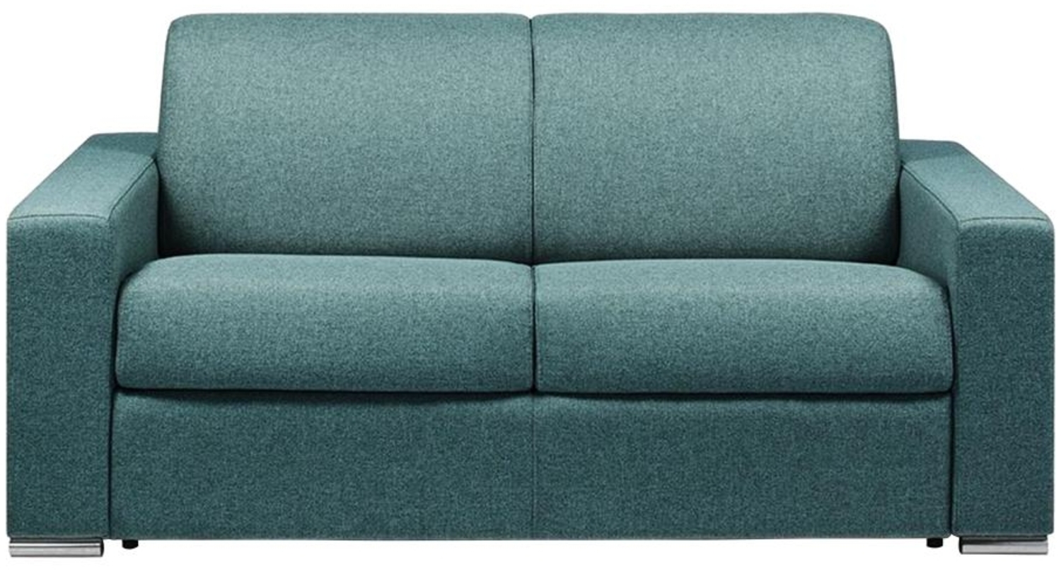 Vente-unique - Schlafsofa 2-Sitzer Stoff - Liegefläche: 120 cm - CALITO mit Memoryschaum Bild 1