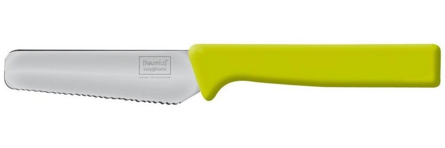 homiez Brotmesser KNIFE, Frühstücksmesser, Brötchenmesser mit Wellenschliff und Soft-Griff Bild 1