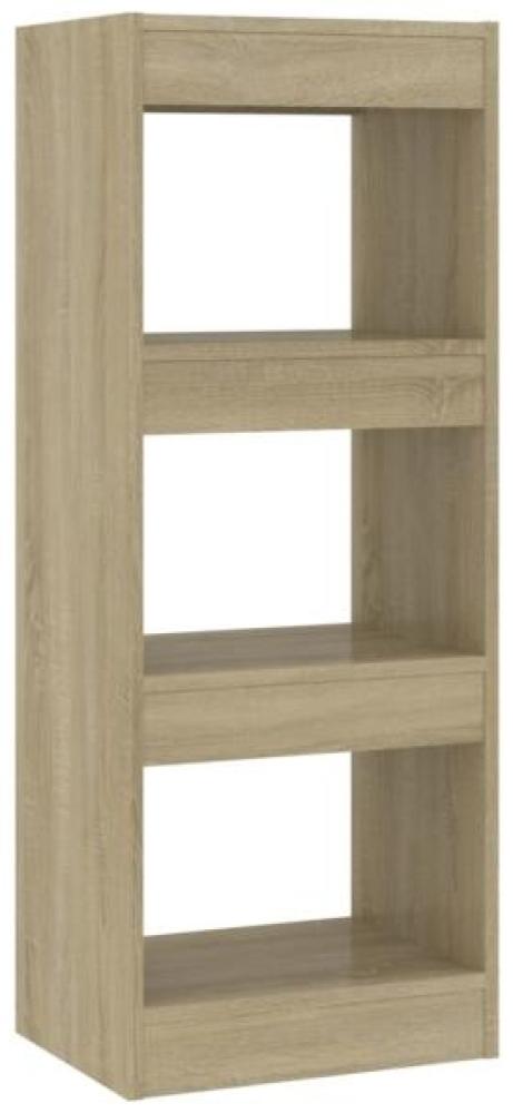 vidaXL Bücherregal/Raumteiler Sonoma-Eiche 40x30x103 cm Holzwerkstoff 811613 Bild 1