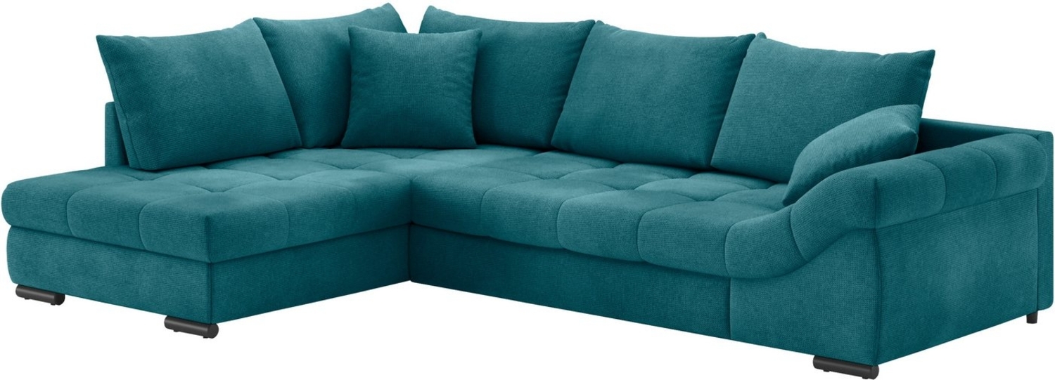 Mr. Couch Ecksofa Allegro DuraFlex, L-Form, Hochschläfer-Bettauszug, Kaltschaumpolsterung, bis 140 kg belastbar Bild 1