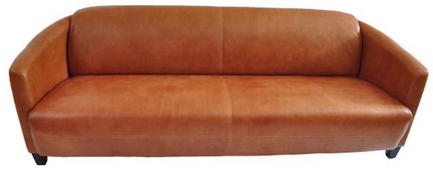 Clubsofa Rocket 4-Sitzer Leder "Columbia-Brown" Bild 1