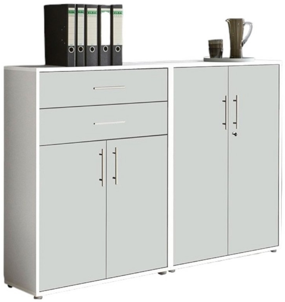 moebel-dich-auf Aktenschrank OFFICE EDITION (Set 12, abschließbar mit Metallgriffen) Made in Germany Bild 1