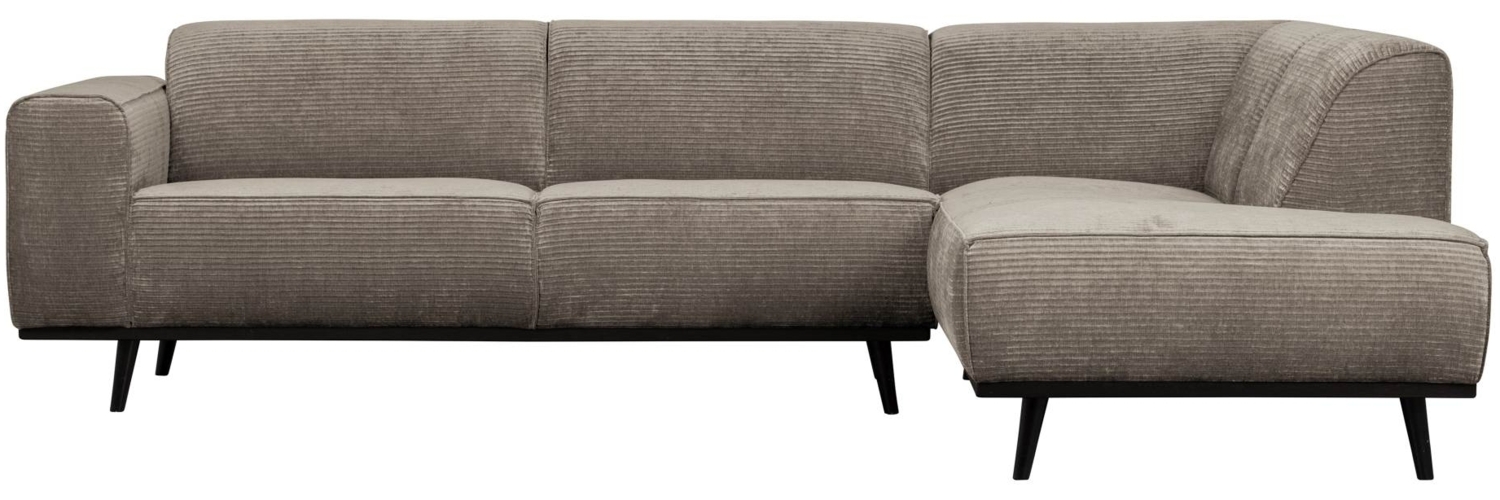 Ecksofa Statement aus gewebten Jacquard Rechts, Beige Bild 1