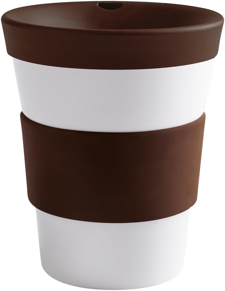 KAHLA cupit To Go Becher 0,35 l Banderole chocolate brown Bild 1