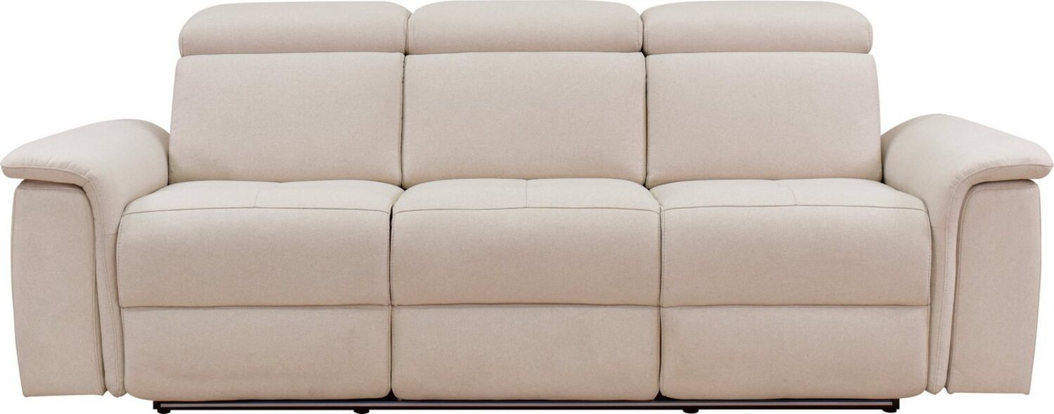 Places of Style 3-Sitzer Pareli 229cm, manuelle u. elektr. Relaxfunktion in 2 Sitzen, USB, KT-Verstellung, LED Beleuchtung, in Echtleder, Kunstleder, Web Bild 1