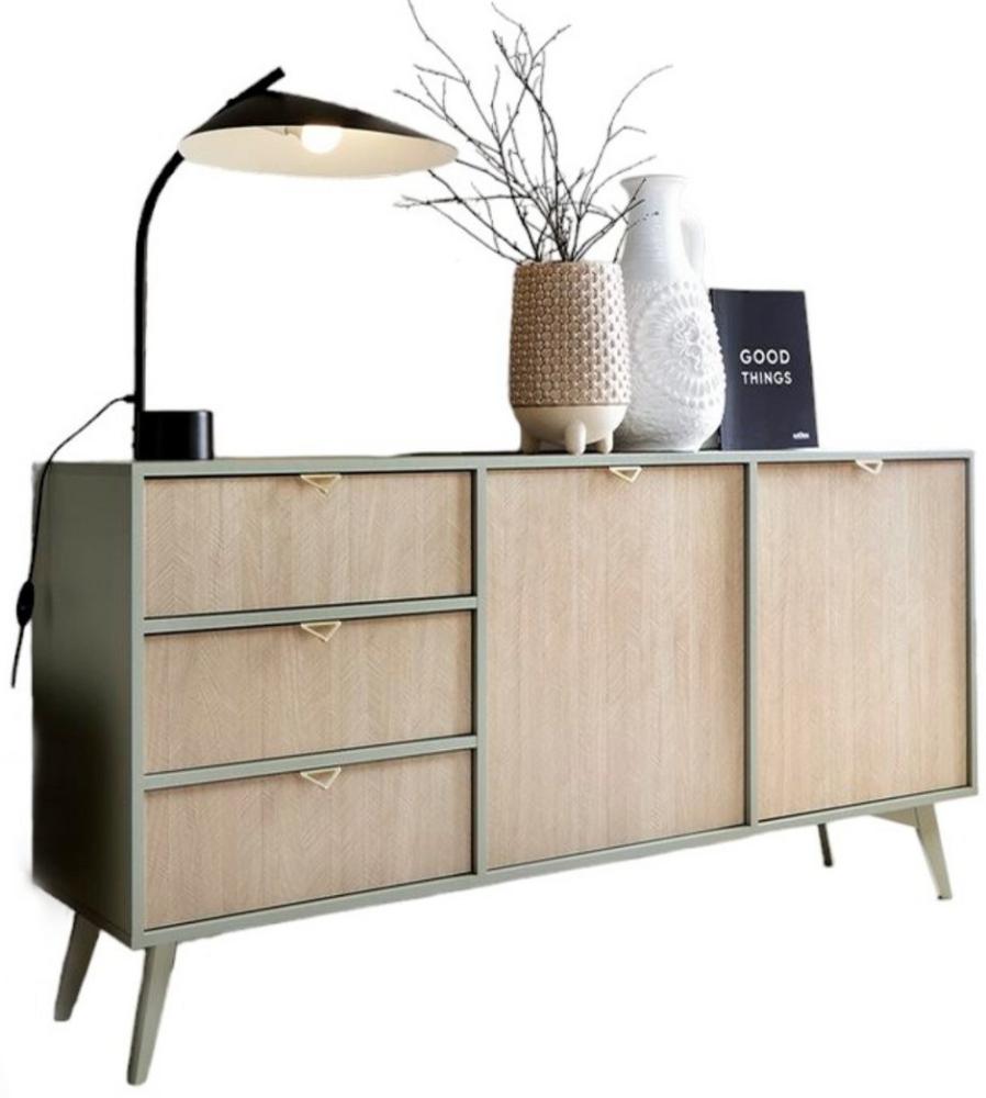 Compleo Kommode Moderne Sideboard mit Schubladen MARIA Wohnzimmer, Esszimmer Bild 1