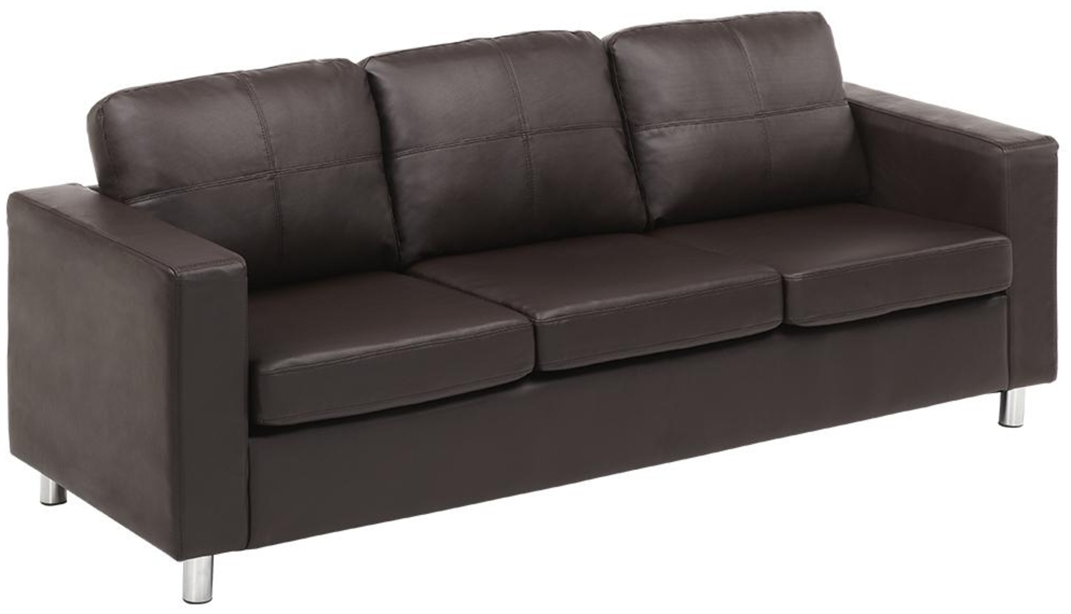 Sofa 3-Sitzer Ackley - Braun Bild 1