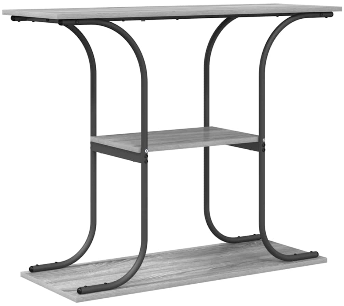 vidaXL Konsolentisch Grau Sonoma 101 x 35 x 80,5 cm Holzwerkstoff 868472 Bild 1