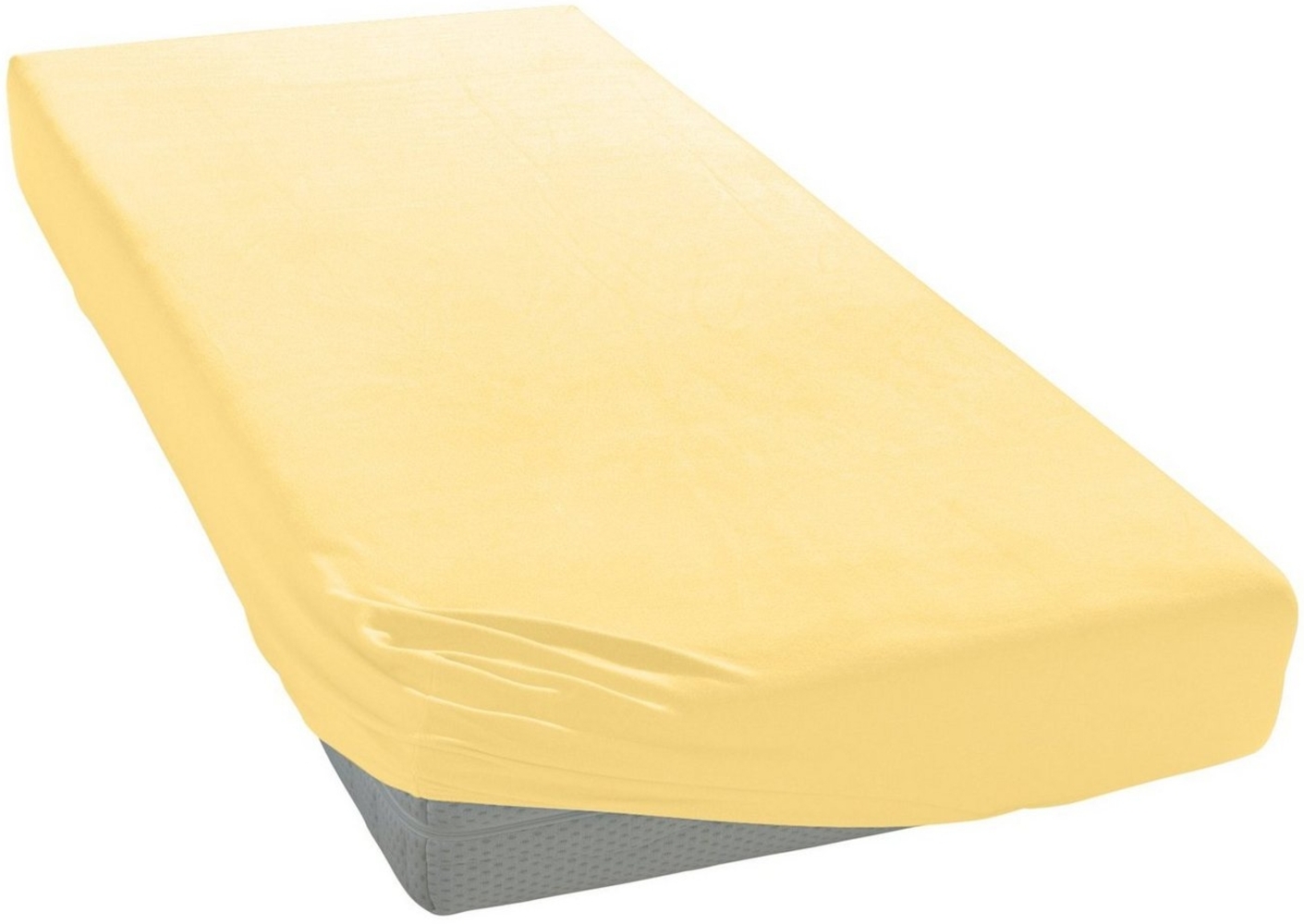 my home Spannbettlaken PHYSALIS, Jersey, Gummizug: rundum, (1 Stück), 100% Baumwolle, Matratzen bis 18 cm Höhe, Bettlaken, Spannbetttuch Bild 1